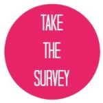 Take the survey button pink and white