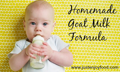 Homemade Goat Milk Formula