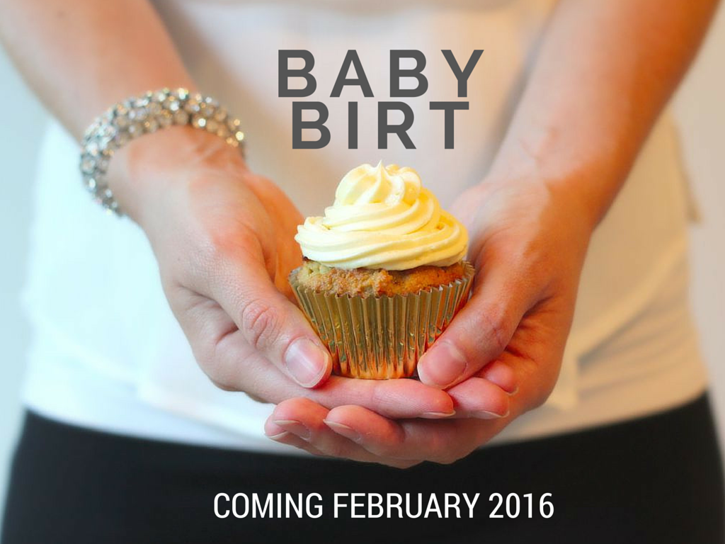 Baby Birt Cupcake Announcement