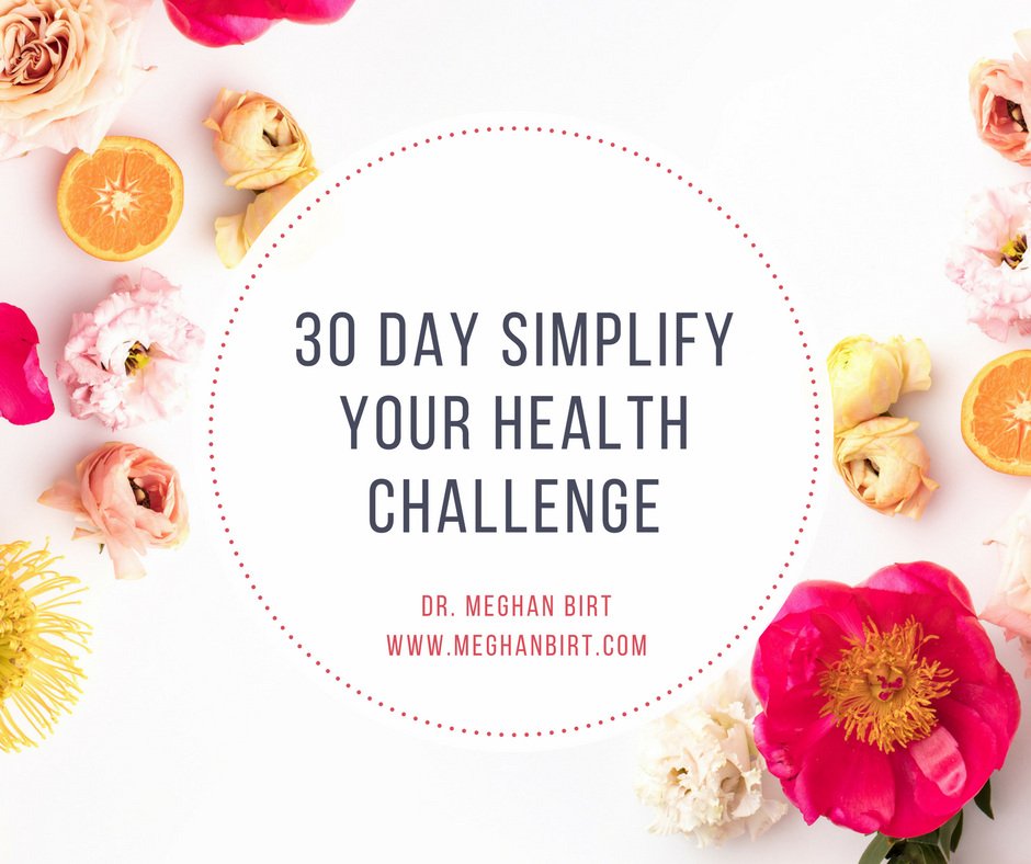 30 Day Simplify Your Health Challenge